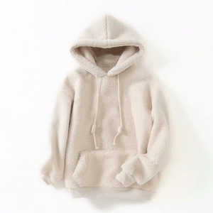 Venta al por mayor 100% Algodón Unisex Sherpa Fleece Sudadera con capucha de gran tamaño Impresión digital Totalmente personalizable Teñido liso Hecho en Pakistán - Product Image 4