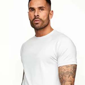 Twinset en coton peigné-T-shirts à col ajusté conçus sur mesure Shorts coupe-vent à séchage rapide automne solide motifs imprimés unis - Product Image 4