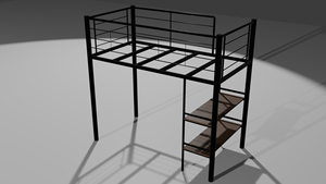 Moderno robusto letto a castello in acciaio la soluzione definitiva per risparmiare spazio - Product Image 3