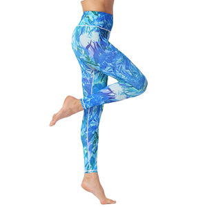 Nueva llegada Sublimación Legging Estilo personalizado Sublimación de llegada suave con calidad de excelencia Cintura elástica Leggings de yoga - Product Image 1