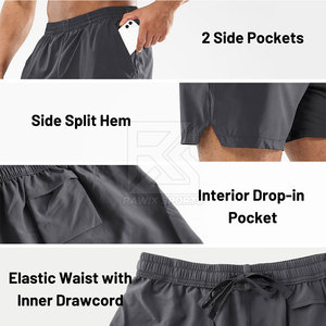 กางเกงขาสั้นผ้าฝ้ายสำหรับผู้ชายกางเกงขาสั้นผลิตจากปากีสถานสำหรับผู้ใหญ่พิมพ์โลโก้ได้ตามต้องการ - Product Image 3