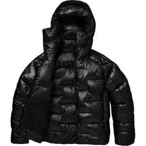 Chaqueta de Plumón para Hombre, Estilo Libre, para Invierno, de Alta Calidad, Cálida, con Acabado Brillante, Cuello Alto, Logotipo Frontal y Patrón de Letras - Product Image 2