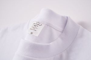 T-shirt en coton à manches longues pour hommes 260gsm O Neck Knit T-shirt à manches courtes en coton à manches longues pour hommes - Product Image 5