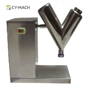 Popular products Stainless Steel V Blender Dry Powder Mixer Resin powder Rubber granules Mixer Machine For Plastic granules