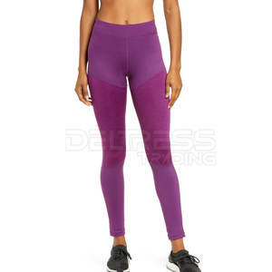 Women's 100% Cotton Leggings Custom Size Mid Waist Sports Wear for Running Printed Sublimated Logo - Product Image 2