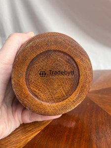 Mortero y mortero Okhli de madera hecho a mano por Tradebyd Natural Spice Grinder para Cocina - Product Image 2