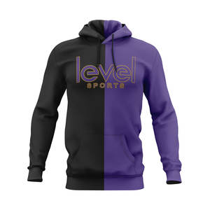 Sweat à capuche de luxe en éponge française unisexe poids lourd Hip Hop vierge Streetwear imprimé Logo personnalisé sweats à capuche pour hommes - Product Image 3