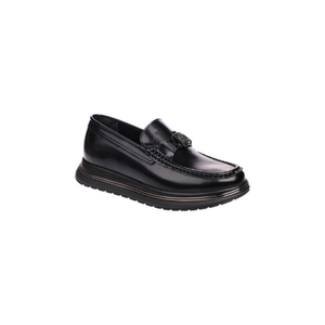 Zapatillas Casuales de Cuero para Hombre M1060 con Logotipo en V Triangular, Cordones Planos, Suela de Goma, Tacón Bajo, con Cordones, Venta al Por Mayor para Exportación - Product Image 3