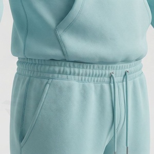 Ensemble de survêtement pour homme, sweat-shirt de sport, 100% coton, tissu respirant, logo personnalisé, ensembles de course en plein air, athlétique, couleur personnalisée - Product Image 5