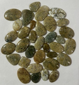 100% naturel rose mousse Agate cristal pierre galet lisse pour la guérison ésotérique plaisir récupération poli nouvelle pierre Agate - Product Image 2