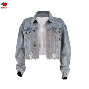 Veste en jean pour femmes tendance avec un design classique, des coutures solides et une coupe confortable - Product Image 5
