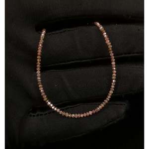 Faceted Rondelle Diamond Beads <b>Bracelet</b> <b>Red</b> Diamond Bangle - Product Image 3
