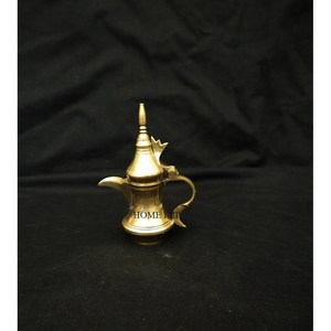 Handmade Modern Brass Dallah Handle High Quality Indian Home Decor Metal Drinkware Coffee <b>Tea</b> Housewarming Gifts Eco-Friendly - Product Image 6