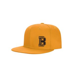 Gorra de béisbol Snapback-Poliéster ligero, protector solar con ala plana elegante - Product Image 1