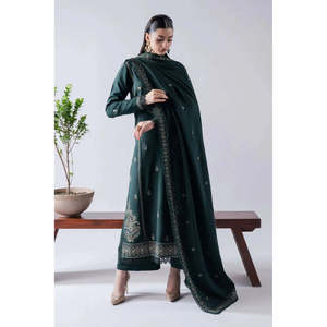 Conjunto de traje JOFA-3PC para mujer de ASIM, camisa bordada, dupatta y pantalones-BIC-4682 - Product Image 3