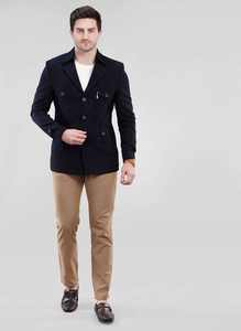 Best Selling <b>Navy</b> <b>Blue</b> Mens <b>Blazer</b> And Coat Slim Fit Stylish Design For Business Corporate And Special Events - Product Image 3