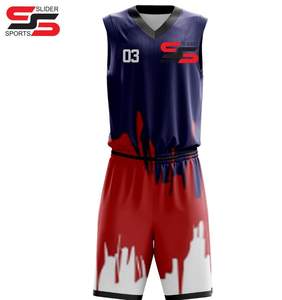 Uniforme de basket-ball de fabricant pakistanais uniforme boutonné uniforme de basket-ball de couleur unie - Product Image 4