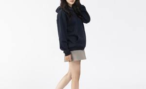 Jersey elegante para mujer, de algodón 100% sudaderas con capucha, sudaderas de lana de gran tamaño, ropa de calle bordada personalizada de peso pesado para primavera - Product Image 5