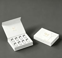 Boîtes cadeaux rigides magnétiques en gros, boîtes d'emballage personnalisées pour flacons de soins de la peau et de cosmétiques