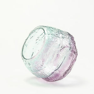 Bark Flex Potu Premium Designer Glass Vase Set of 3 Living Room Decor from Trusted Exporter - Product Image 1