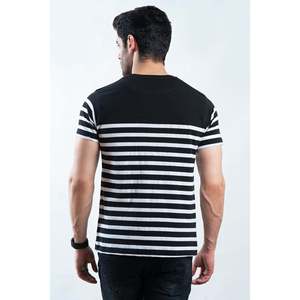 BAHMAN Men's Classic Slim Fit Summer Short Sleeve T-Shirt 100% Cotton 220 Grams Breathable Knitted Yarn Dyed Silk Screen - Product Image 3