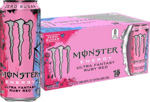 Bebida Energética Monster Energy Ultra Fantasy Ruby Red de Primera Calidad, Paquete de 12 Latas de 500 ml, Bebida de Alto Rendimiento, Pedidos de Exportación - Product Image 4