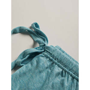 Ensemble de vêtements de nuit en jersey 100% coton - Shorts et haut super doux et respirants avec taille élastique et poches, logo personnalisable, offre ODM - Product Image 2