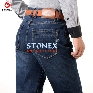 Nueva gran oferta, venta al por mayor, pantalones vaqueros clásicos formales de algodón para hombre, pantalones vaqueros para hombre, ropa de trabajo, pantalones vaqueros para hombre - Product Image 3