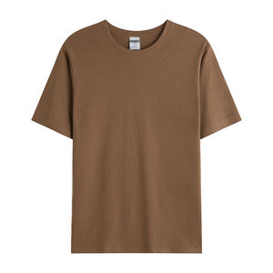 2025 T-shirt personnalisé Logo personnalisé impression T-shirt pour hommes col rond blanc à manches courtes 100% coton plaine T-shirts pour hommes - Product Image 3