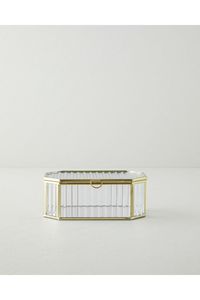 Joyero de Metal Sólido y Vidrio con Estructura Resistente para un Almacenamiento Confiable de Joyas en el Hogar - Product Image 6