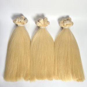 Precio de fábrica Extensiones de cabello crudo Hueso Trama recta Cabello Color Rubio Mejor calidad Mejor precio en Vietnam - Product Image 1