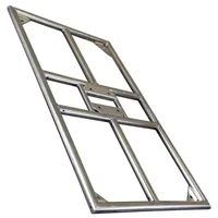 Base rectangulaire en acier galvanisé pour structure en treillis A20/A25 5x120 x 70 cm 10 kg