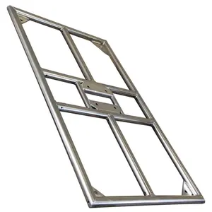 Base rectangulaire en acier galvanisé pour treillis de boîte A20/A25 120 X 70cm - Product Image 1