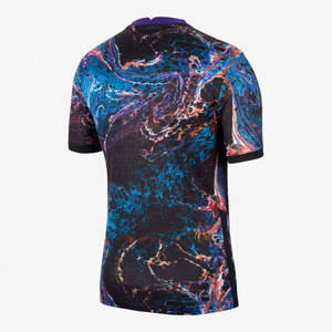 เสื้อฟุตบอลผ้าเนื้อนุ่ม ดีไซน์เคลื่อนไหวสะดวก สไตล์เรโทร สำหรับการแข่งขันแบบสบายๆ - Product Image 2