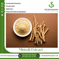 Poudre d'extrait sec de Miswak sauvage pur de qualité supérieure, best-seller, marque privée, ingrédients naturels, certifié Halal, cosmétique