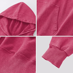 เสื้อฮู้ดมีซิปสำหรับผู้ชายเสื้อฮู้ดโอเวอร์ไซส์แบบมีซิปมีแบรนด์ตามสั่ง - Product Image 5