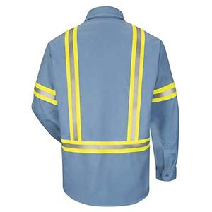 Veste de sécurité respirante et confortable à séchage rapide pour hommes, couleur unie, matériau souple, haute visibilité avec logo personnalisé pour l'hiver - Product Image 5