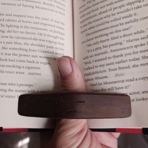 Finger Ring Reader Support <b>Book</b> Finger Holder Wooden - Product Image 3