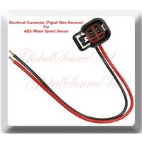 1 Sensor de Velocidad de Rueda ABS con Conector Pigtail Delantero Izquierdo/Derecho Compatible con: Mazda 3 Mazda 5