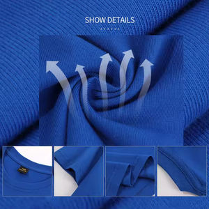 Personnalisable été coupe ajustée 100% coton pull T-Shirt garçons filles enfants respirant à manches courtes col rond couleur personnalisée - Product Image 3