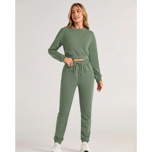 Survêtement de couleur personnalisée pour femmes Meilleure vente avec Survêtement de course à capuche simple à panneau avant vierge pour femmes - Product Image 3