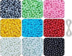 Cuentas sueltas de piedras preciosas de 8mm y 10mm, cuentas de cristal de Murano de doble color, novedad de fábrica, venta al por mayor - Product Image 2