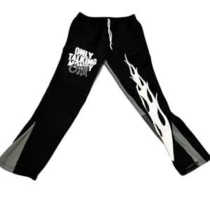 Pantalones de chándal de lana de algodón de alta calidad unisex personalizados de talla grande estilo de invierno informal transpirable diseño frontal plano para hombres y mujeres - Product Image 1