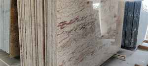 Grande dalle de granit naturel brun ivoire chaud - Design moderne, durable, écologique, façade de bâtiment - Product Image 6