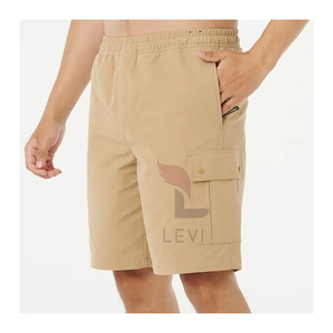 Short décontracté en coton pour hommes de haute qualité Short de surf de plage avec logo personnalisé Short d'été léger et confortable pour l'entraînement en plein air - Product Image 5