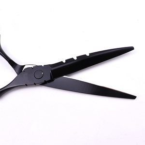 มีดโกนที่ทันสมัยสำหรับมืออาชีพกรรไกรตัดผมแบบสั่งทำเครื่องมือตัดผมหรูหราด้ามจับเซรามิกสีดำสวยงาม - Product Image 6