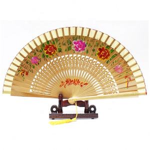 Venta caliente Festival español Mujeres ventilador de mano de madera para decoración de boda cumpleaños Regalos Para el hogar - Product Image 3