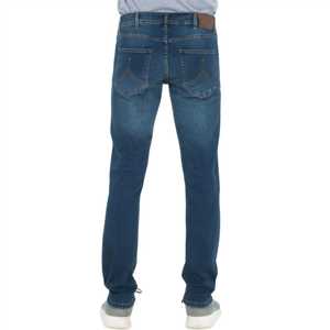 Jeans Rectos de Invierno para Hombre Hechos a Medida - Cintura Media, Lavado Medio, Mezclilla Ecológica y Transpirable - Product Image 2