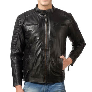 Chaqueta de cuero transpirable para hombre, ropa informal, gran oferta, chaqueta de invierno de cuero ligera para hombre, en Stock - Product Image 1
