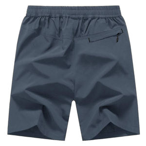 Shorts pour hommes en maille de coton de haute qualité nouveauté Style décontracté impression par sublimation solide pour les entraînements de plage-Vente en gros - Product Image 2